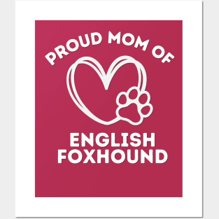 Proud mom of English Foxhound Life is better with my dogs Dogs I love all the dogs Posters and Art